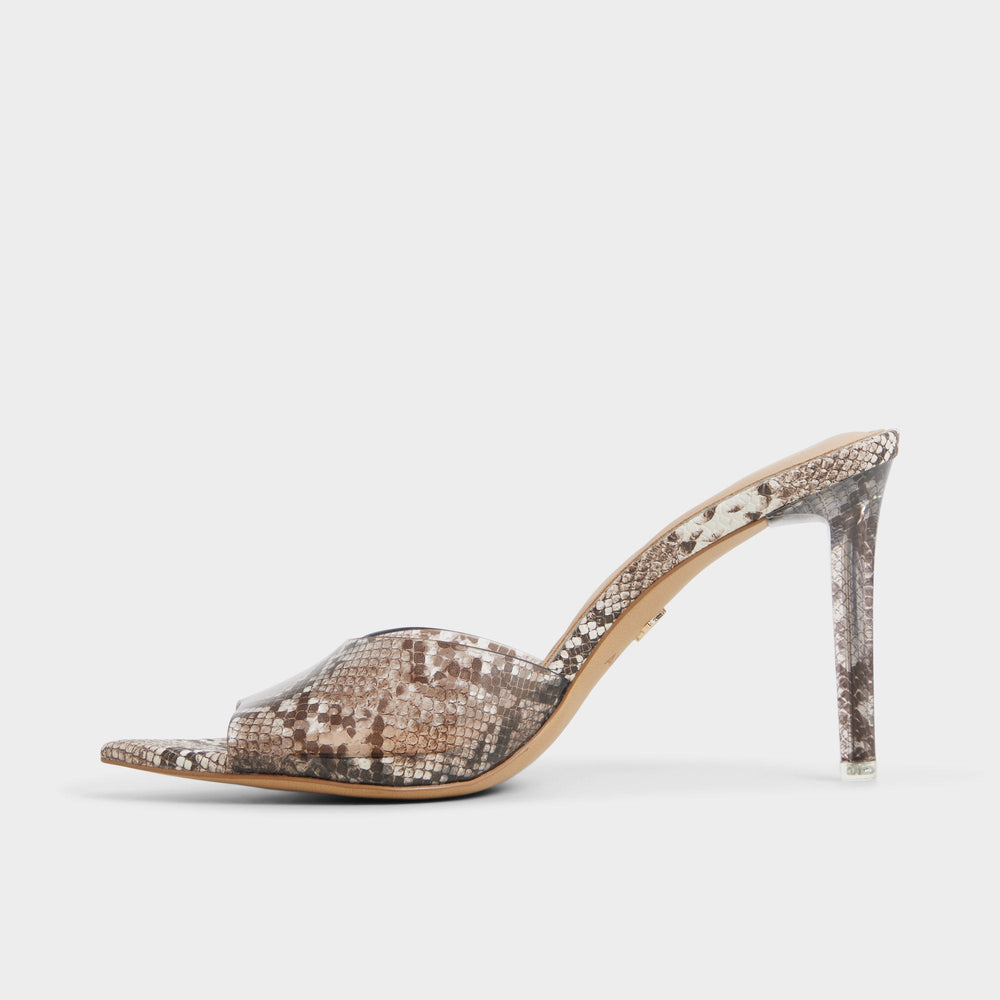 Other Grey Anitabrilden Other Grey Women's Mule slides - Heeled mule, Stiletto heel | Aldo