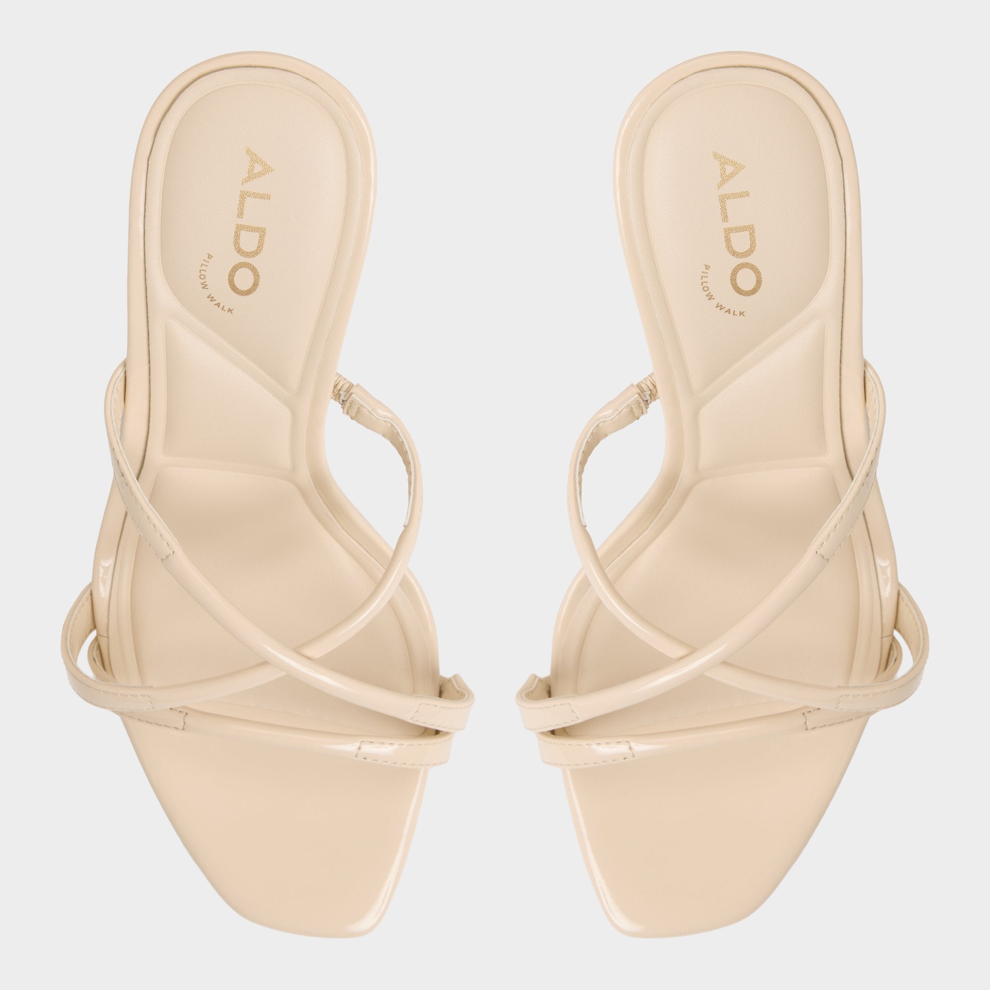 Light Beige Velaia Light Beige Women's Heeled mules - Heeled mule, Stiletto heel | Aldo