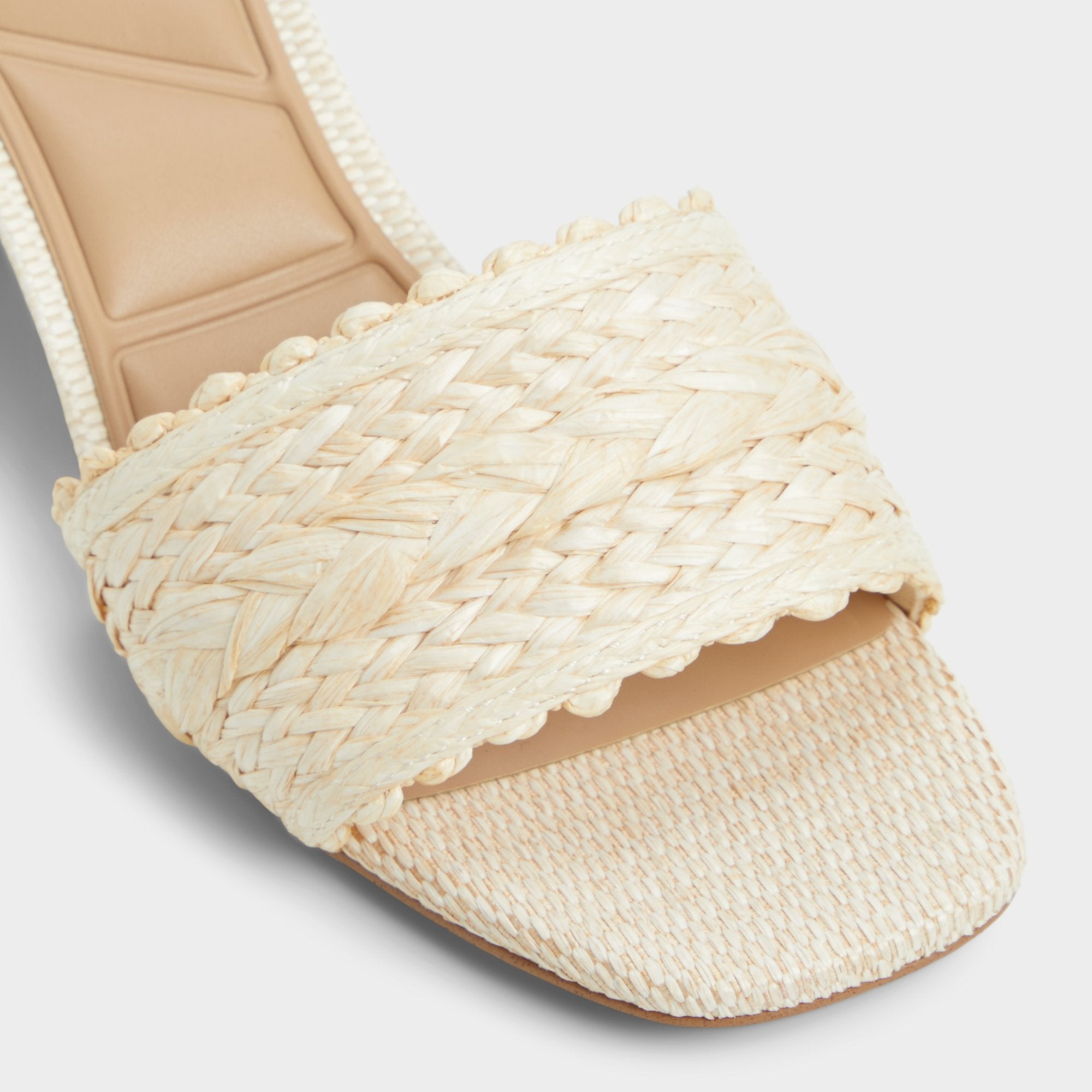 Natural Claudina Natural Women's Block heels - Heeled mule, Block heel | Aldo