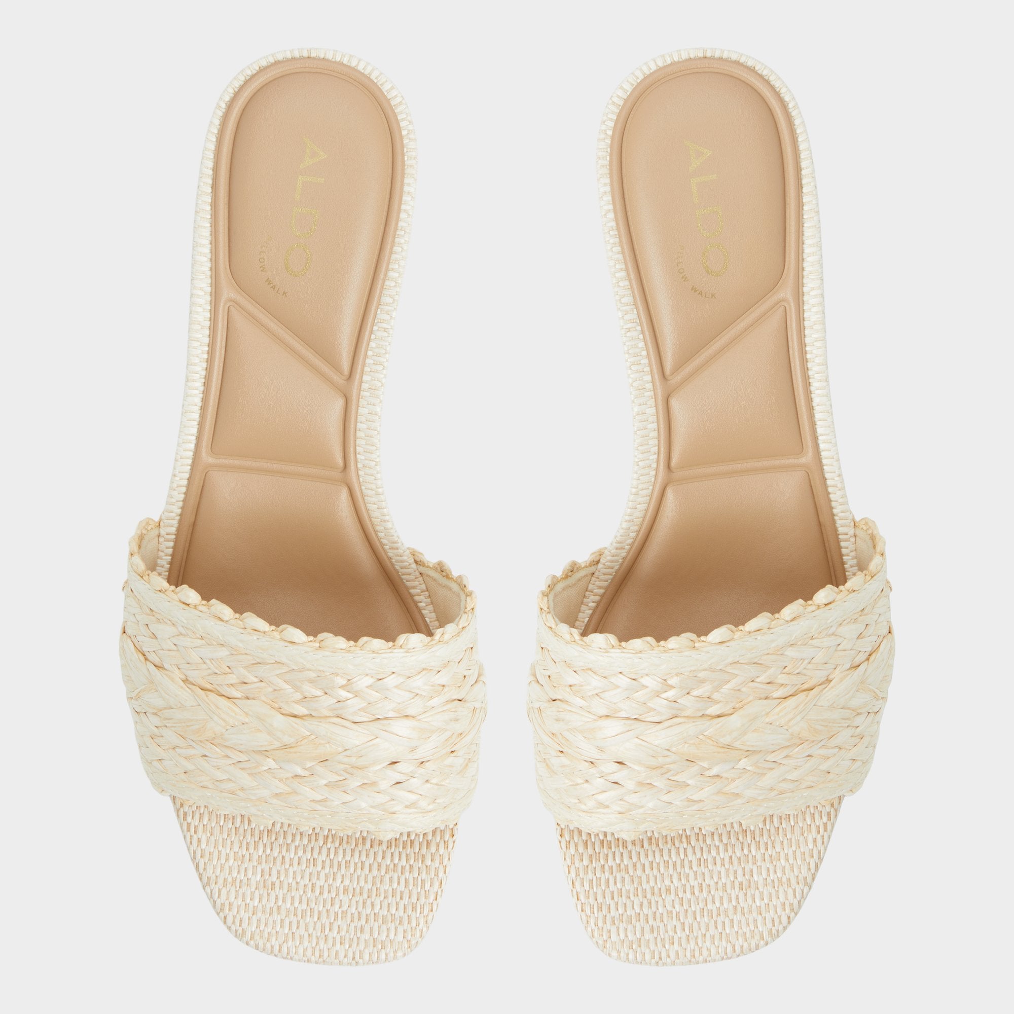 Natural Claudina Natural Women's Block heels - Heeled mule, Block heel | Aldo