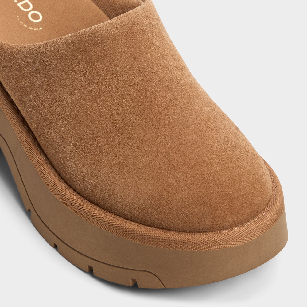 Camel Academia Camel Women's Cold Weather Shoes - Heeled mule, Lug sole | Aldo
