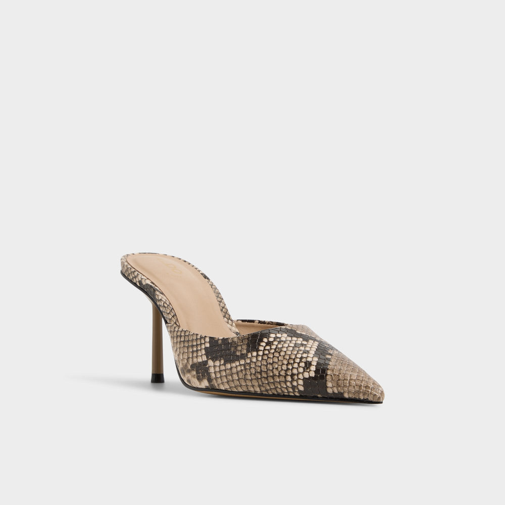 Python Beatrixy Python Women's Heeled mules - Heeled mule, Stiletto heel | Aldo