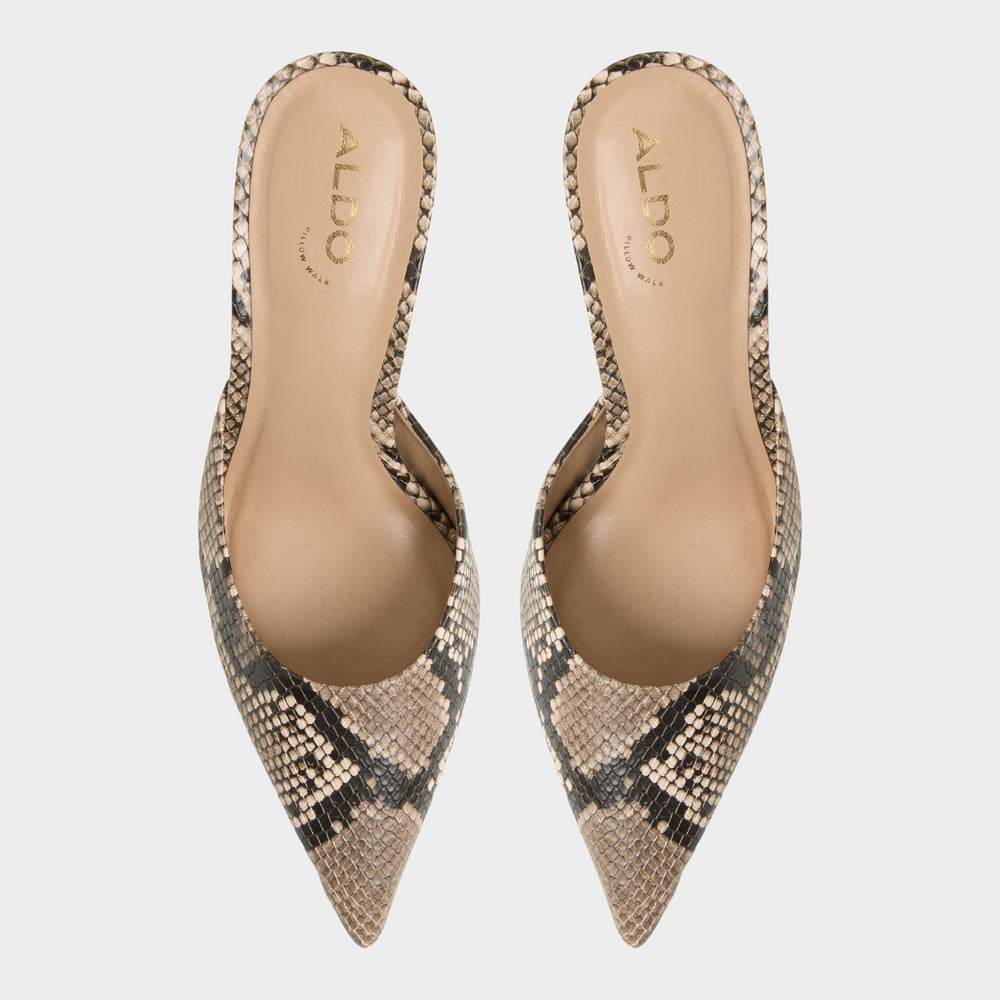Python Beatrixy Python Women's Heeled mules - Heeled mule, Stiletto heel | Aldo