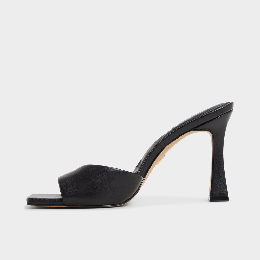 Black Jennifer in Black - Heeled mule, Stiletto heel | Aldo