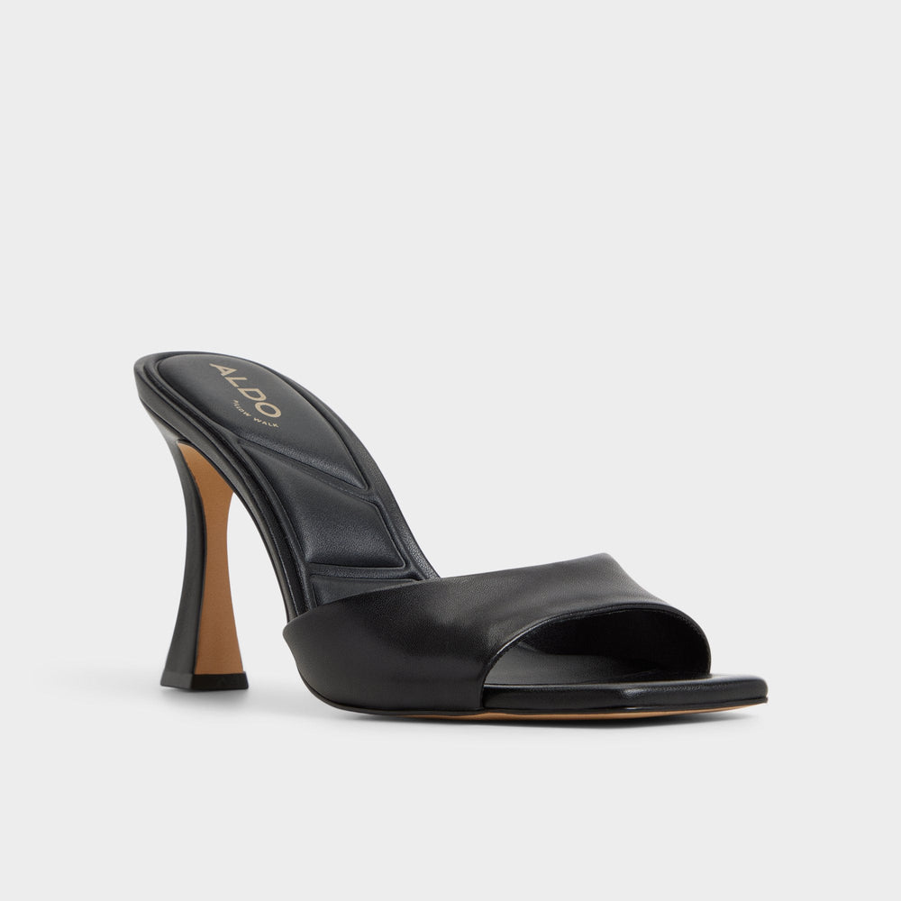 Black Jennifer in Black - Heeled mule, Stiletto heel | Aldo