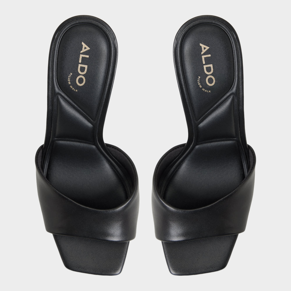 Black Jennifer in Black - Heeled mule, Stiletto heel | Aldo