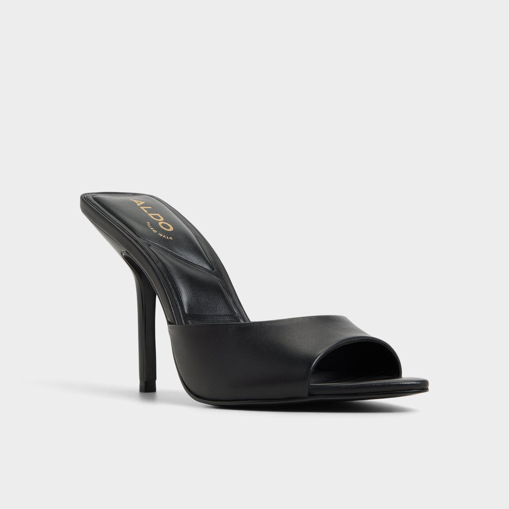 Black Madelan in Black - Heeled mule, Stiletto heel | Aldo