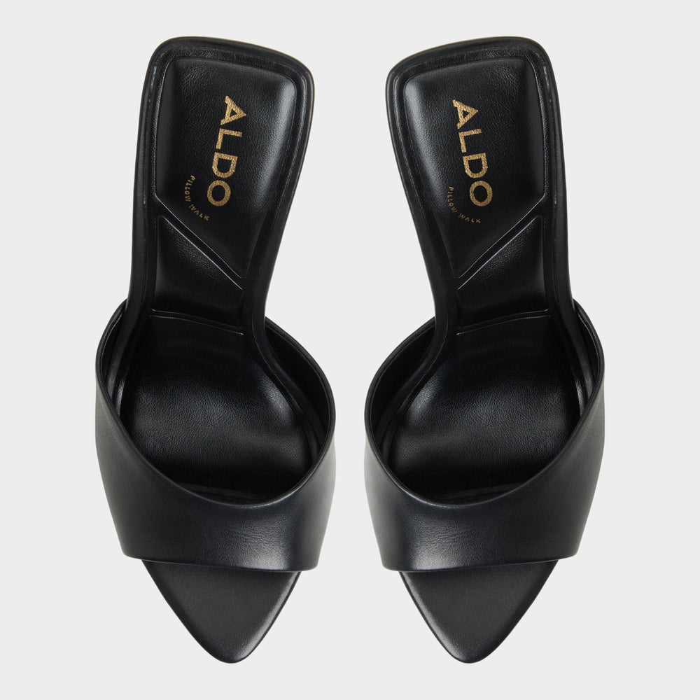 Black Madelan in Black - Heeled mule, Stiletto heel | Aldo