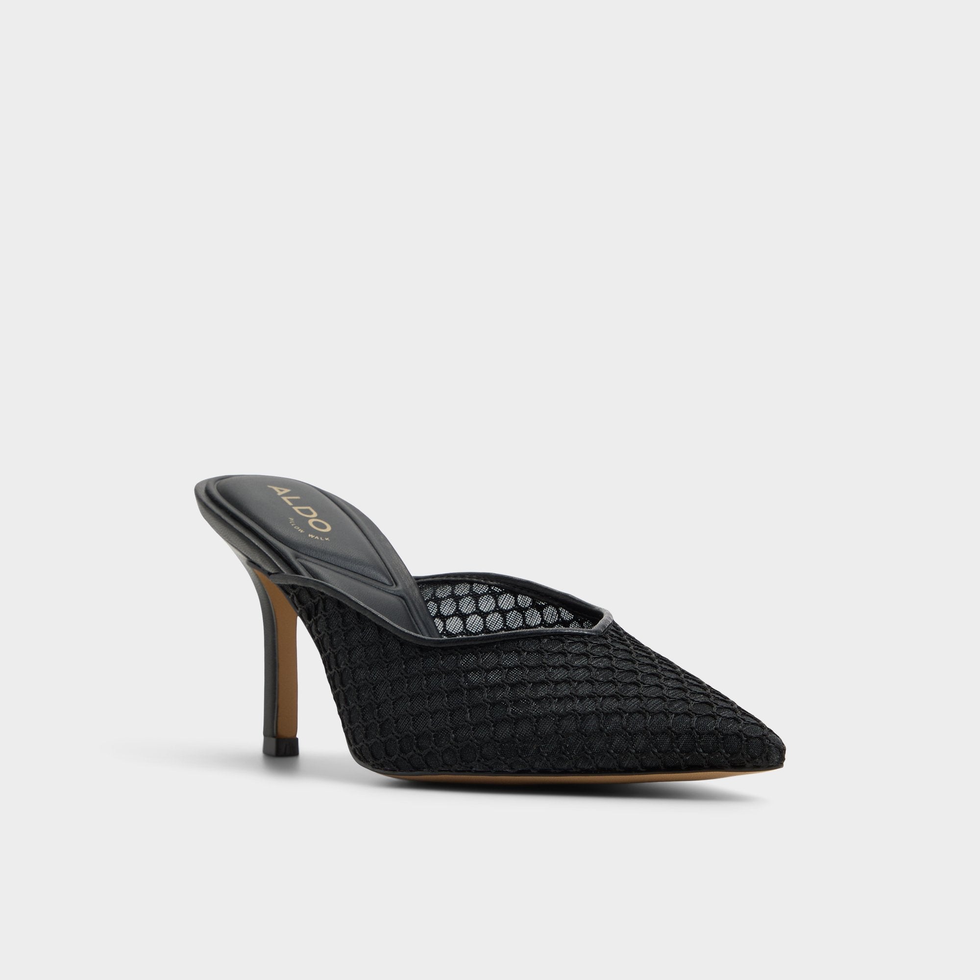 Black Gamilia Black Women's Kitten heels - Heeled mule, Kitten heel | Aldo
