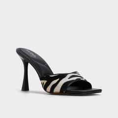 White/Black Evadalia White/Black Women's Heeled mules - Heeled mule | Aldo