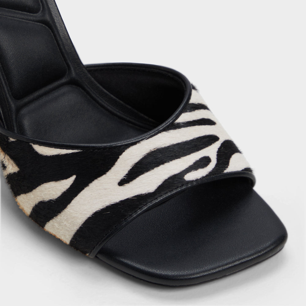 White/Black Evadalia White/Black Women's Heeled mules - Heeled mule | Aldo