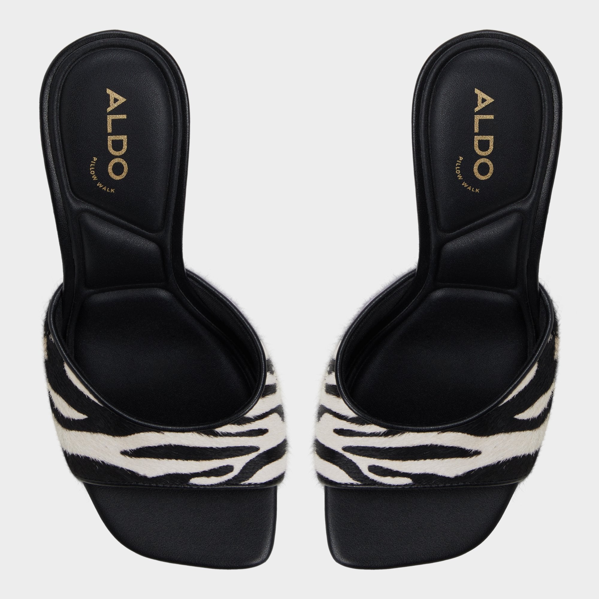 White/Black Evadalia White/Black Women's Heeled mules - Heeled mule | Aldo