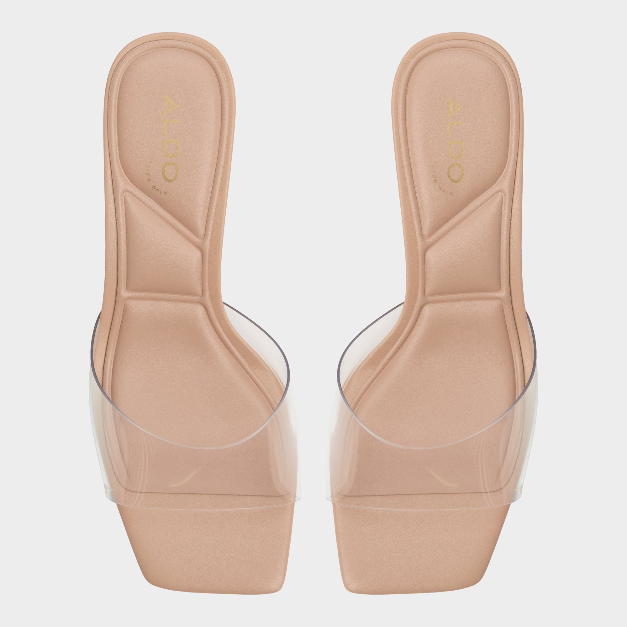 Tan Enchanting Tan Women's Heeled mules - Heeled mule, Kitten heel | Aldo