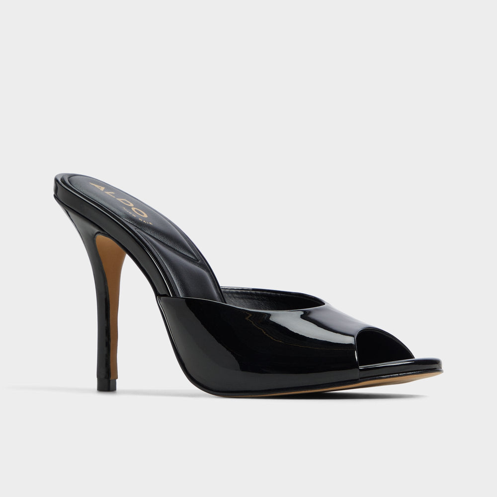 Black Fidelia Black Women's Heeled mules - Heeled mule | Aldo
