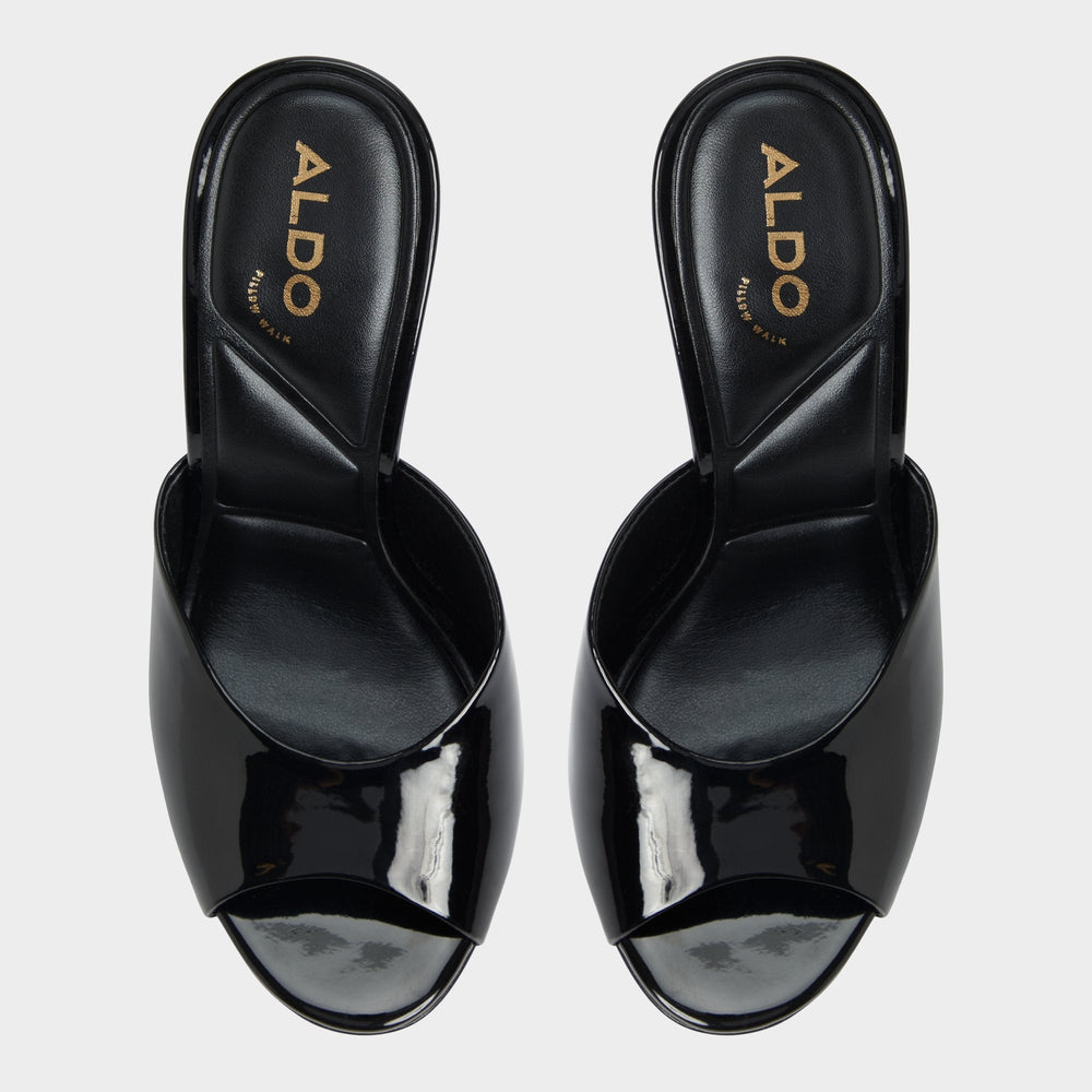 Black Fidelia Black Women's Heeled mules - Heeled mule | Aldo