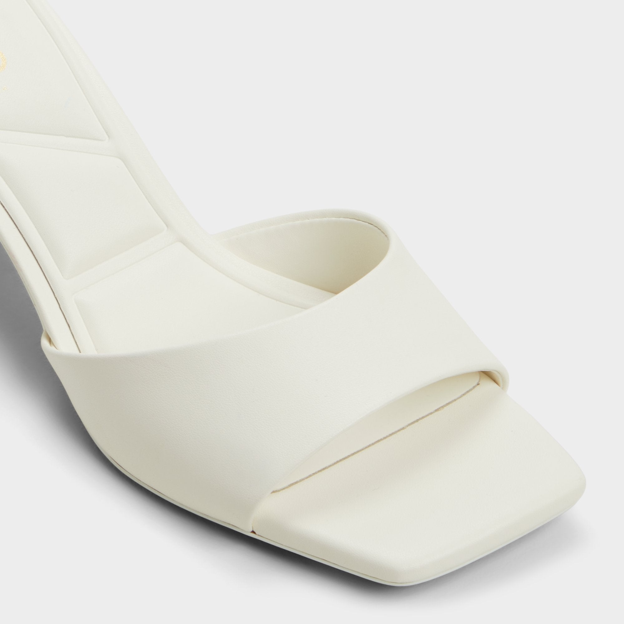 White Enchanting White Women's Heeled mules - Heeled mule, Kitten heel | Aldo