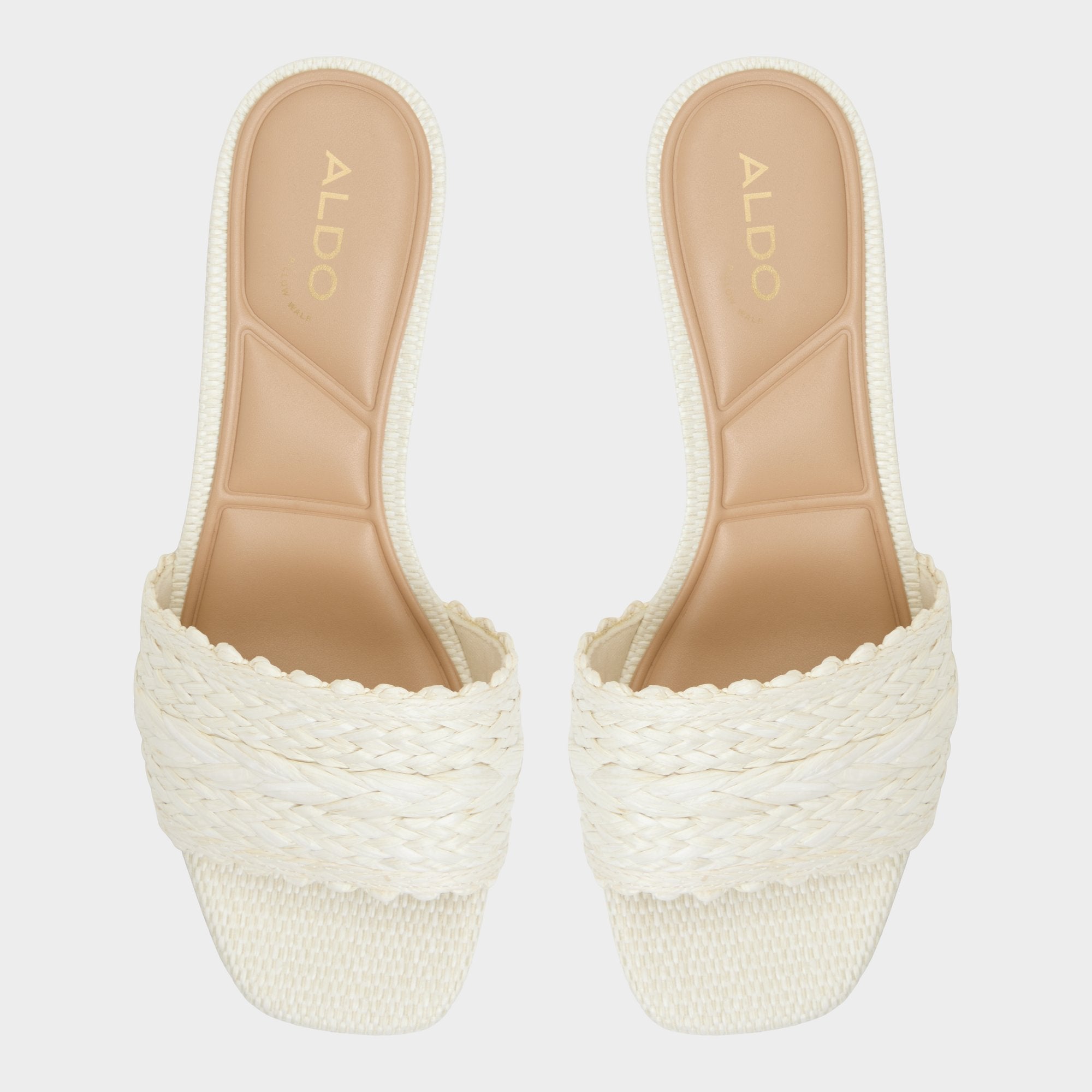 White/bone Claudina White/Bone Women's Block heels - Heeled mule, Block heel | Aldo
