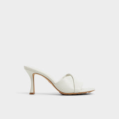 White/Bone Lyhanna White/Bone Women's Heeled mules - Heeled mule, Stiletto heel | Aldo