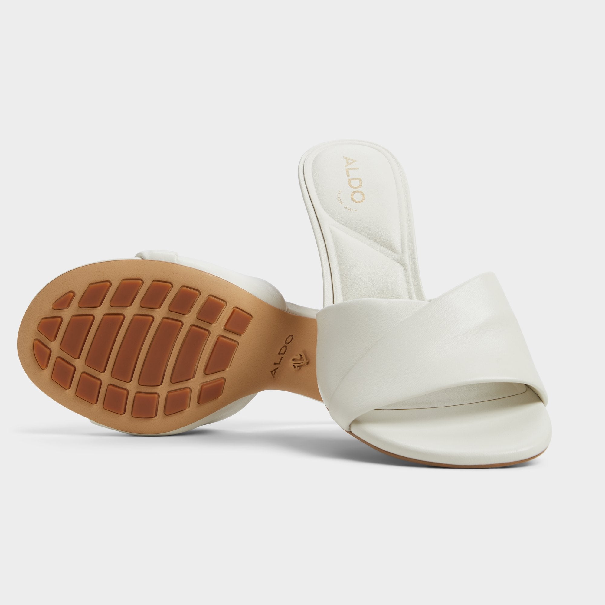 White/Bone Lyhanna White/Bone Women's Heeled mules - Heeled mule, Stiletto heel | Aldo
