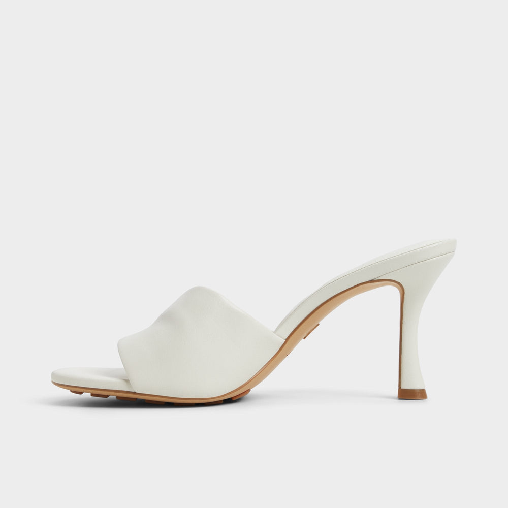White/Bone Lyhanna White/Bone Women's Heeled mules - Heeled mule, Stiletto heel | Aldo