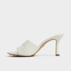 White/Bone Lyhanna White/Bone Women's Heeled mules - Heeled mule, Stiletto heel | Aldo