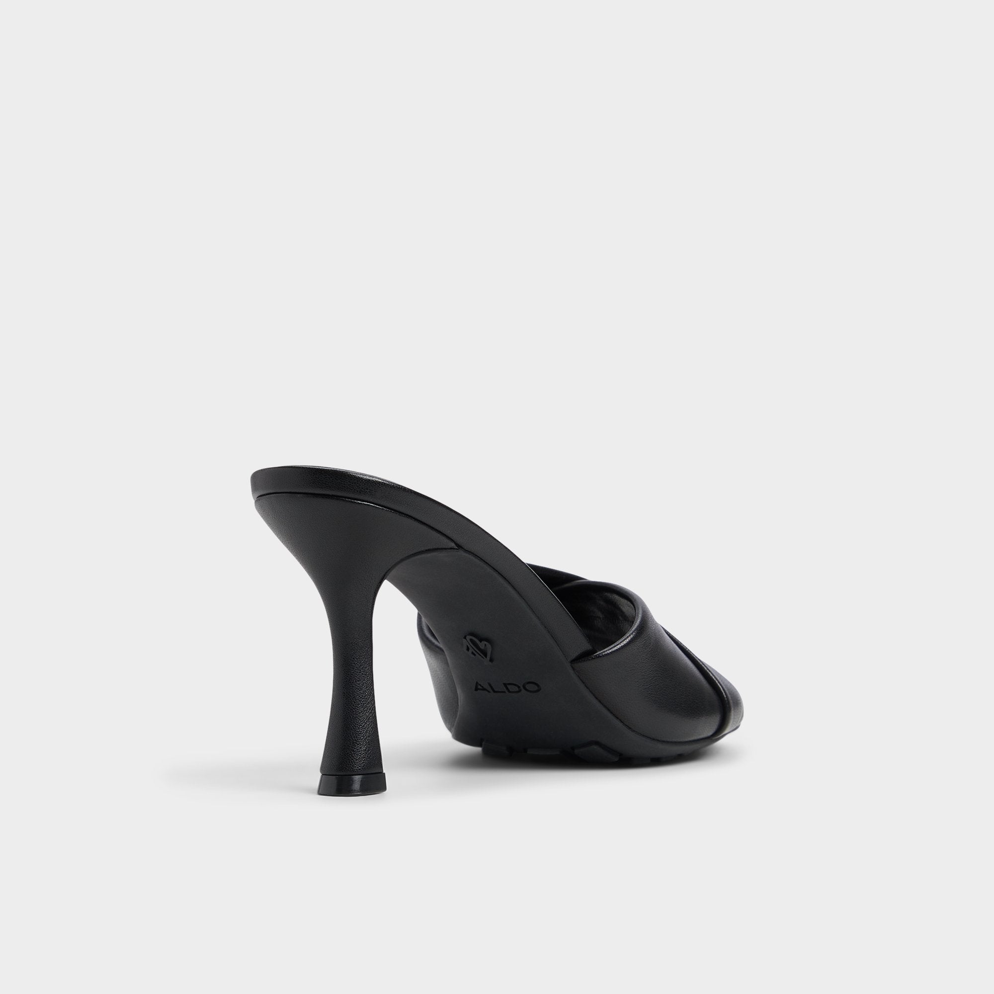 Black Lyhanna Black Women's Heeled mules - Heeled mule, Stiletto heel | Aldo