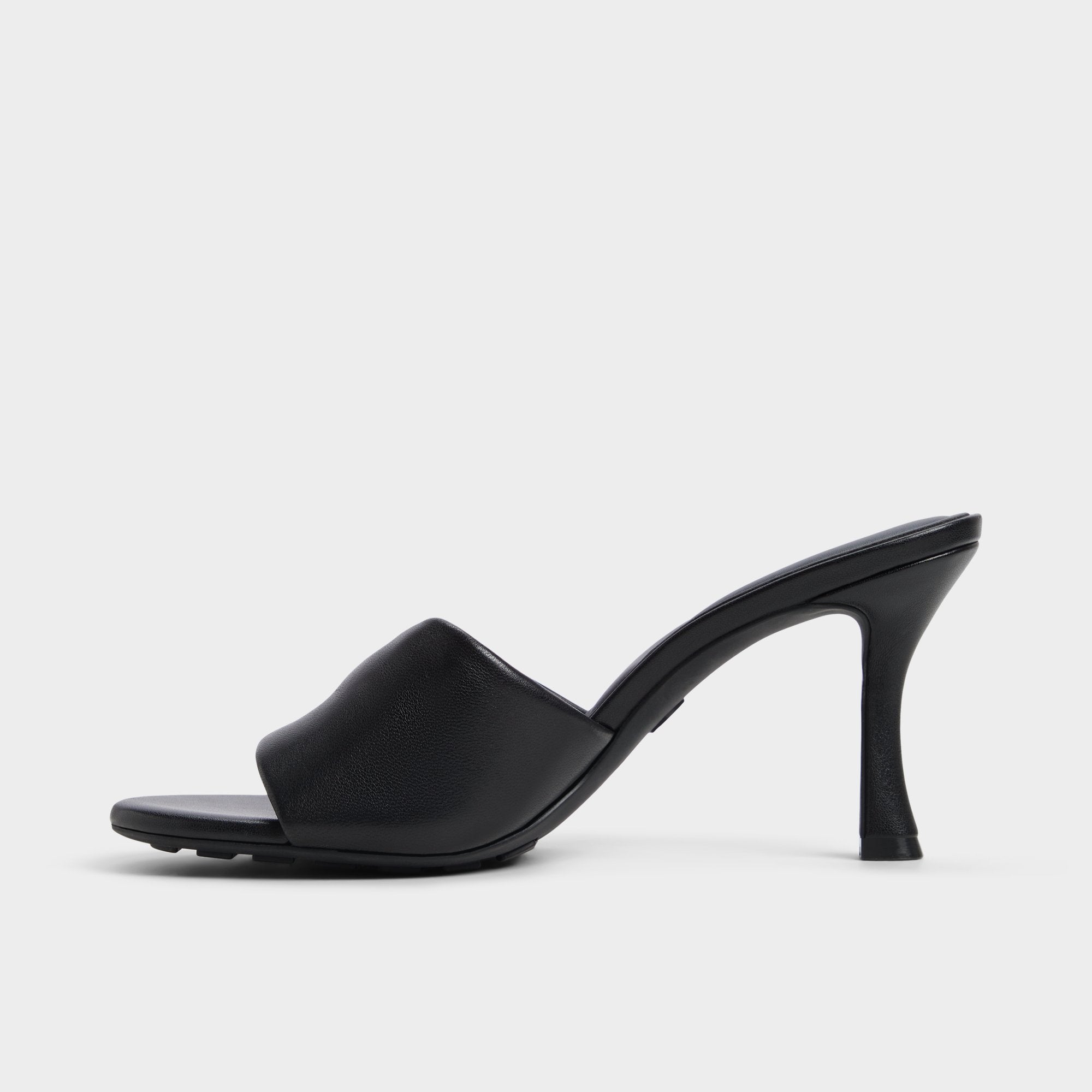 Black Lyhanna Black Women's Heeled mules - Heeled mule, Stiletto heel | Aldo