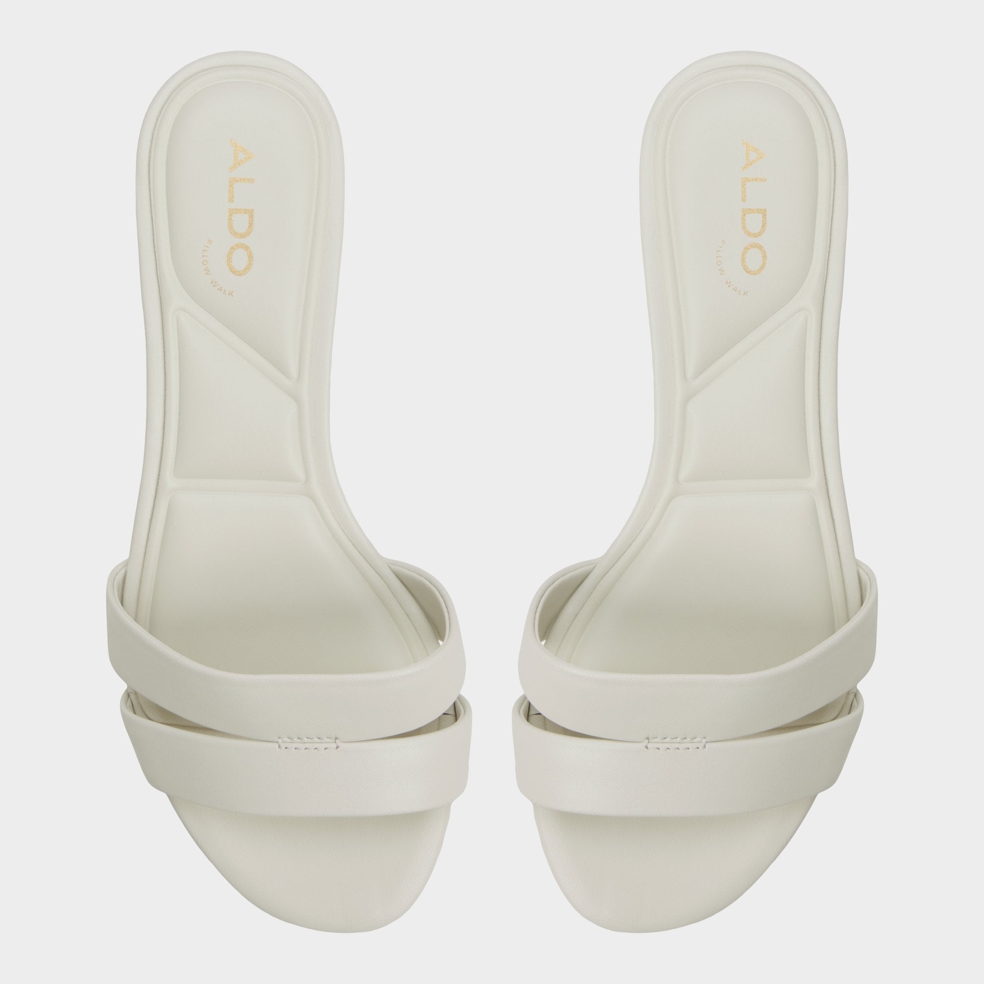 White/Bone Scarletta White/Bone Women's Mule slides - Heeled mule, Kitten heel | Aldo