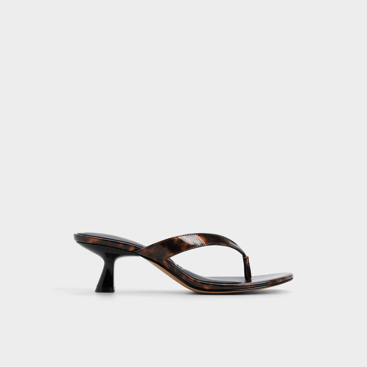 Open brown Jump in Open Brown - Heeled flip flop, Kitten heel | Aldo