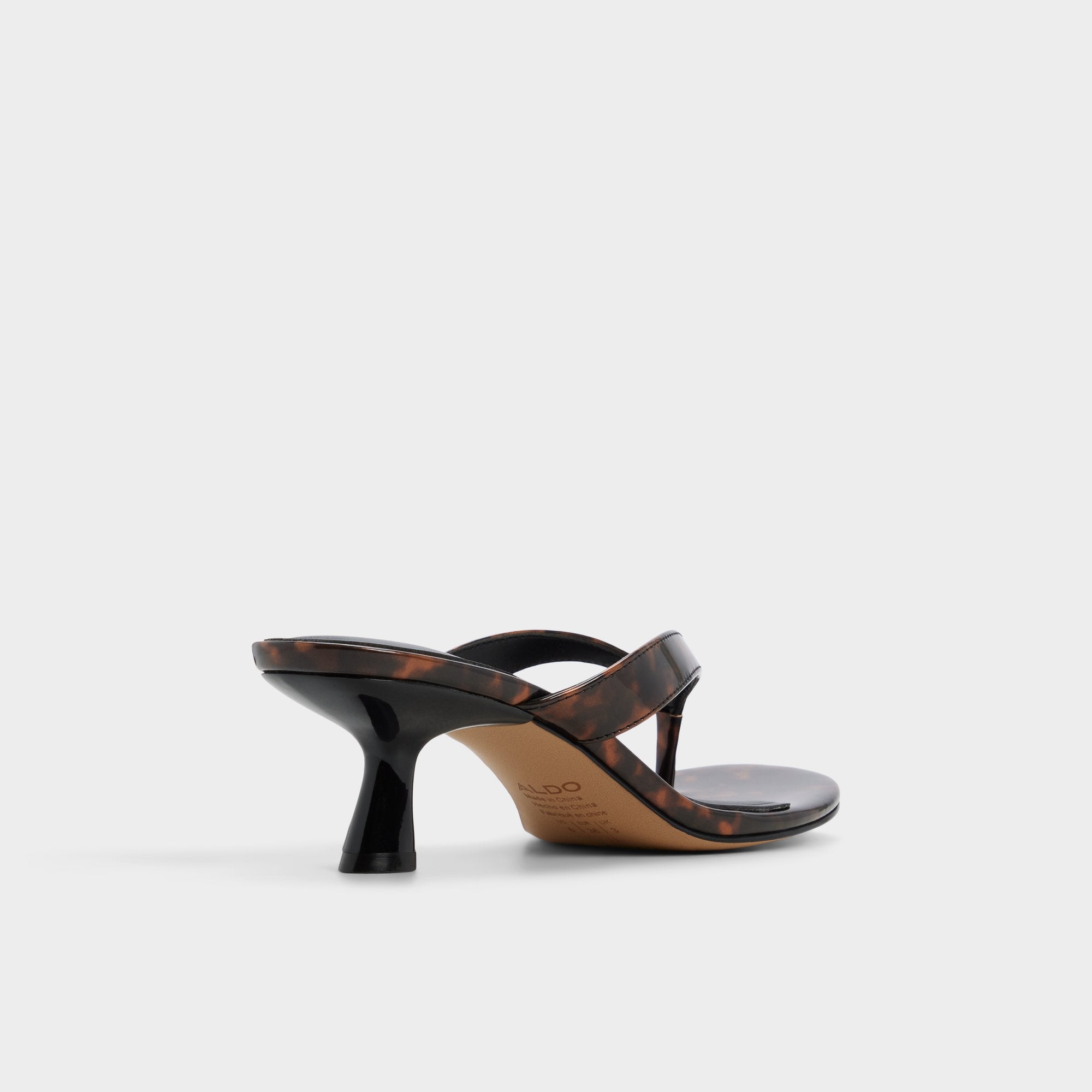 Open brown Jump in Open Brown - Heeled flip flop, Kitten heel | Aldo