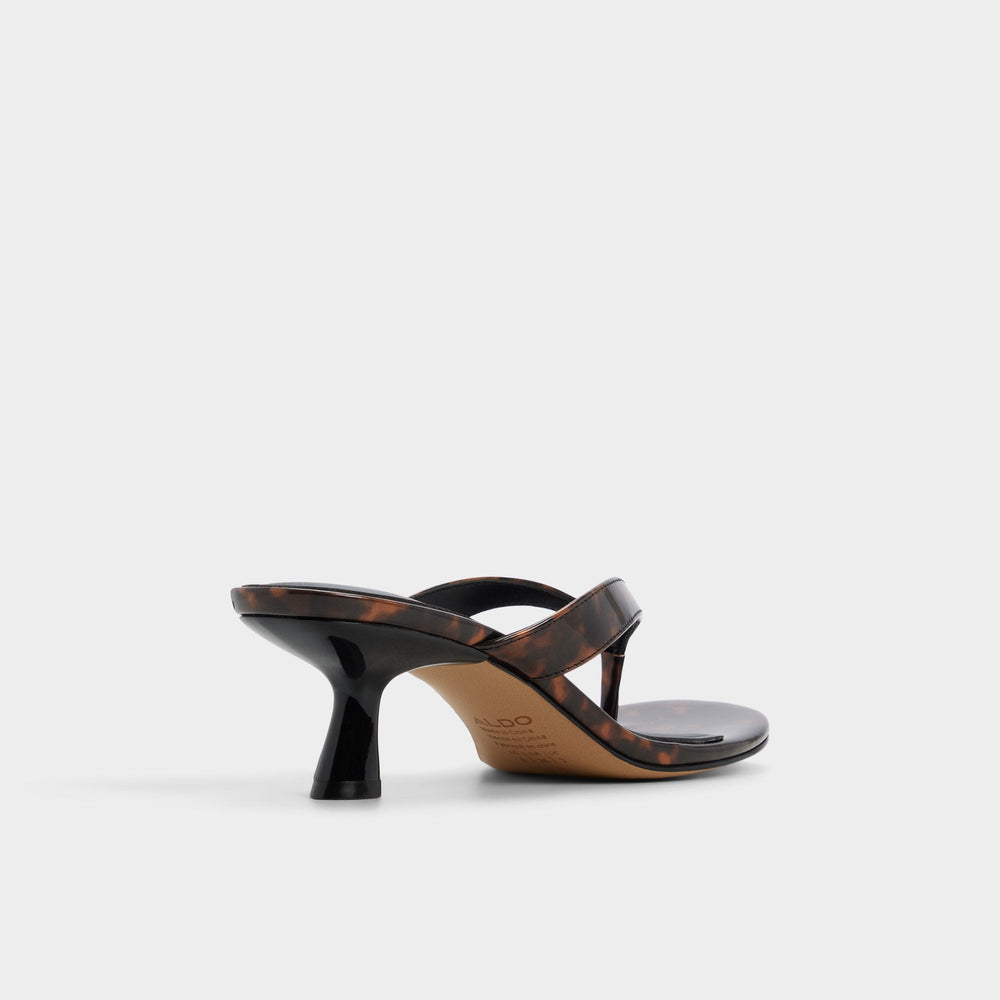 Open brown Jump in Open Brown - Heeled flip flop, Kitten heel | Aldo