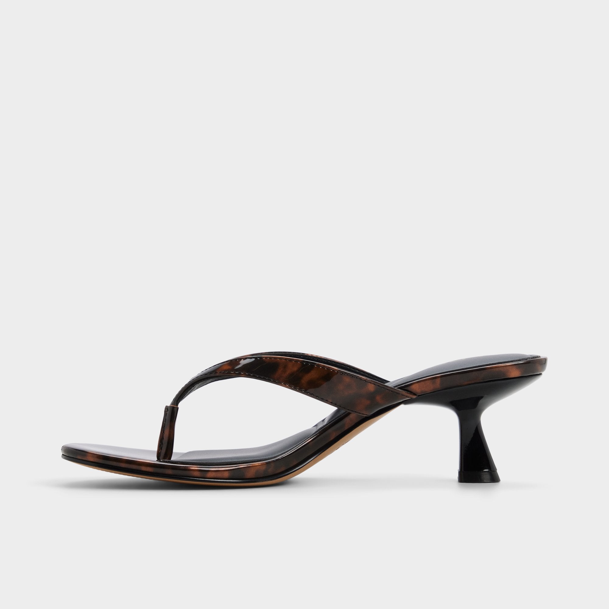 Open brown Jump in Open Brown - Heeled flip flop, Kitten heel | Aldo