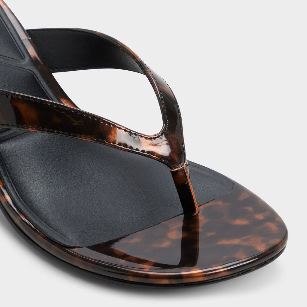 Open brown Jump in Open Brown - Heeled flip flop, Kitten heel | Aldo