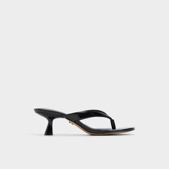 Black Jump Black Women's Strappy sandals - Heeled flip flop, Kitten heel | Aldo