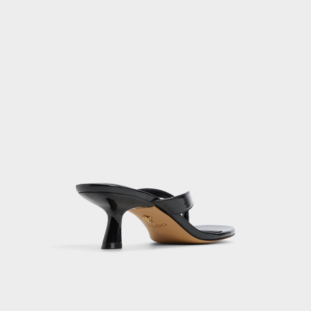 Black Jump Black Women's Strappy sandals - Heeled flip flop, Kitten heel | Aldo
