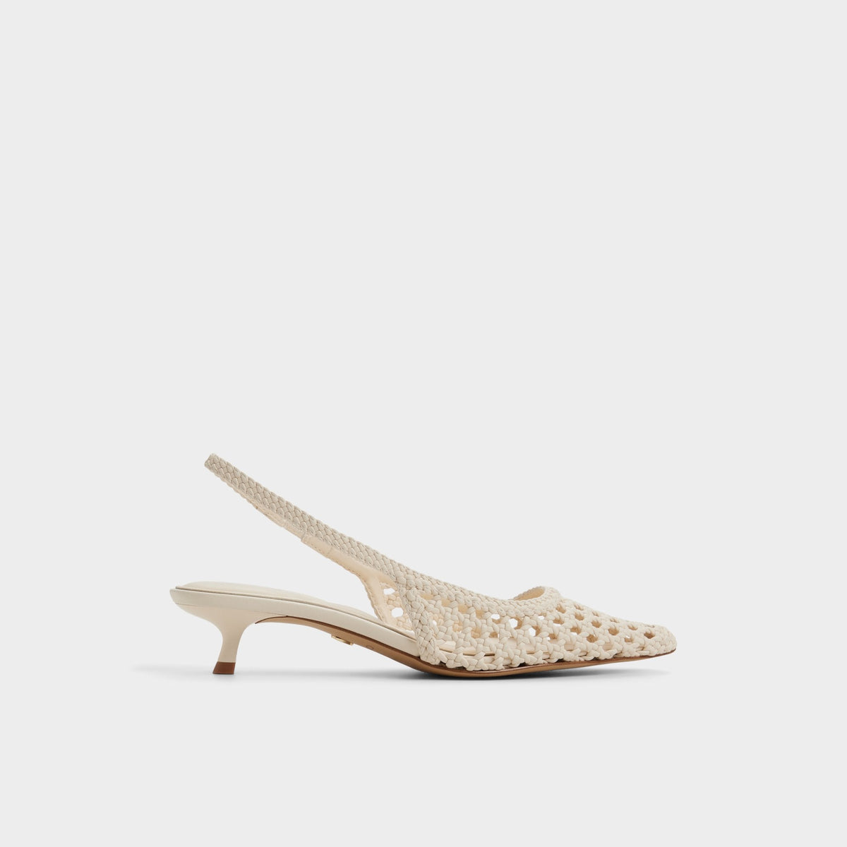 Light beige Violettia in Light Beige - Sling back high heel, Kitten heel | Aldo
