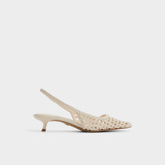 Light beige Violettia in Light Beige - Sling back high heel, Kitten heel | Aldo