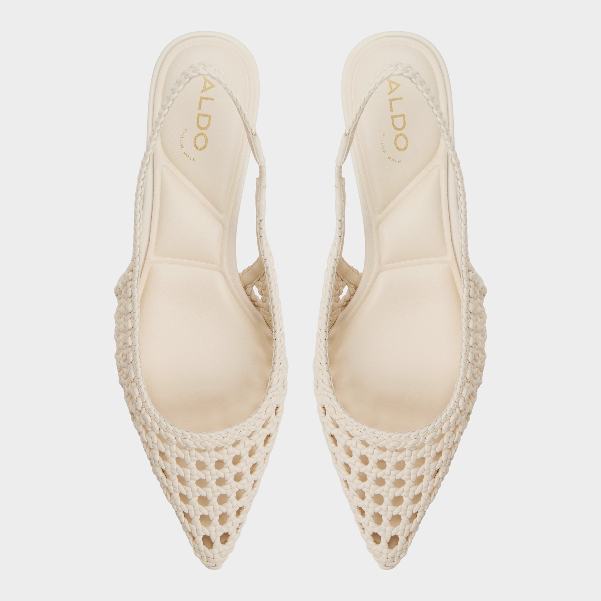 Light beige Violettia in Light Beige - Sling back high heel, Kitten heel | Aldo