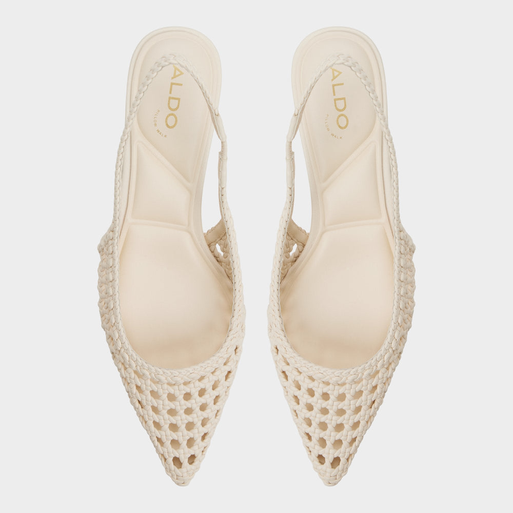 Light beige Violettia in Light Beige - Sling back high heel, Kitten heel | Aldo