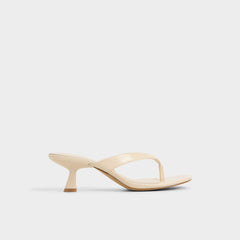 Cream Jump in Cream - Heeled flip flop, Kitten heel | Aldo