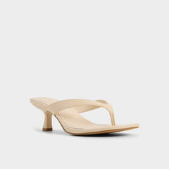 Cream Jump in Cream - Heeled flip flop, Kitten heel | Aldo