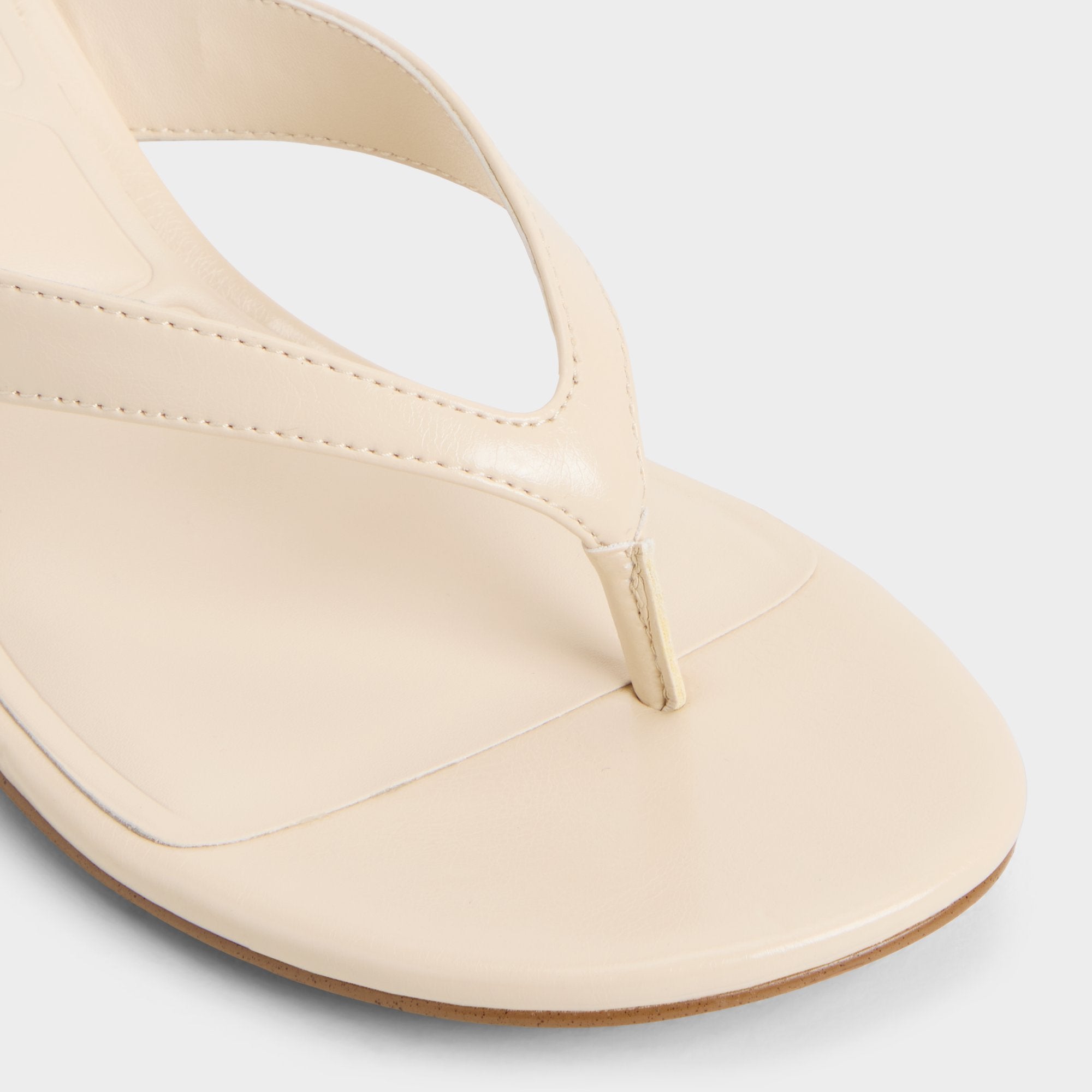 Cream Jump in Cream - Heeled flip flop, Kitten heel | Aldo