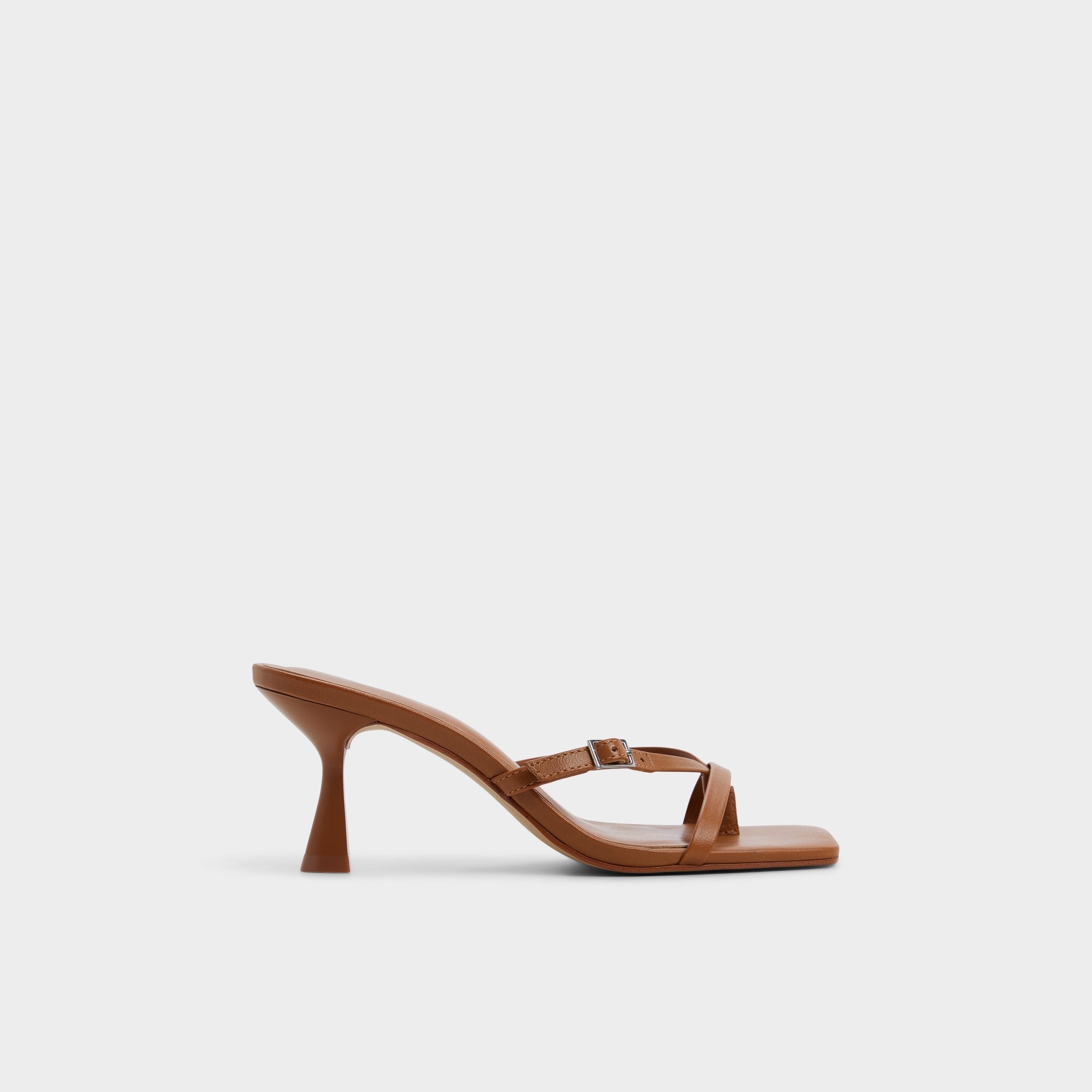 Medium Brown Gannever - Heeled flip flop, Kitten heel | Aldo
