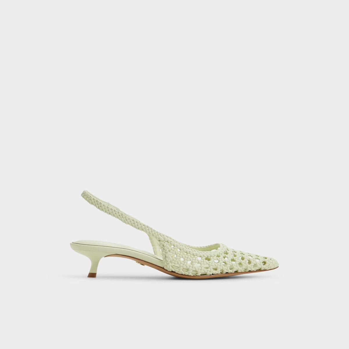 Other green Violettia in Other Green - Sling back high heel, Kitten heel | Aldo