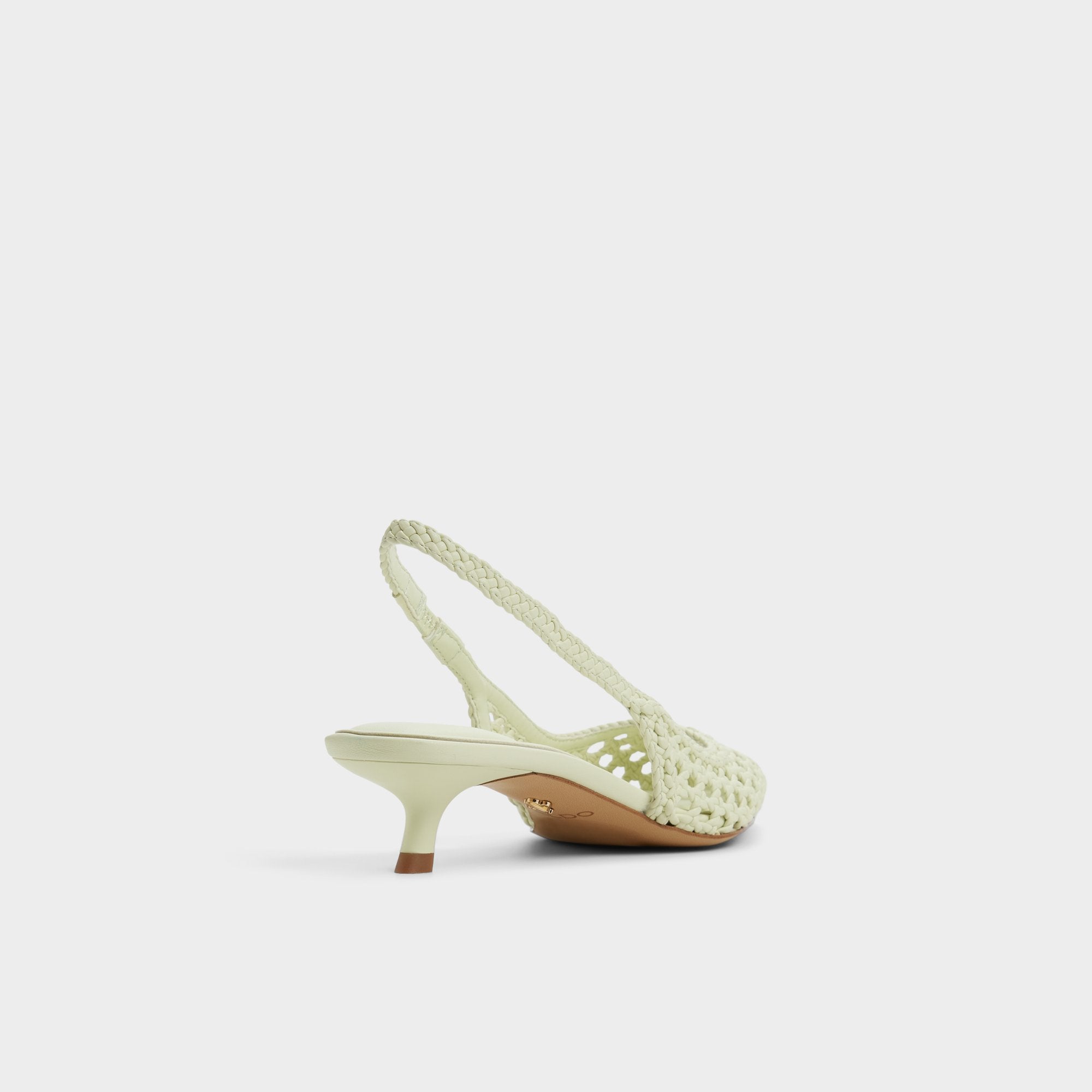 Other green Violettia in Other Green - Sling back high heel, Kitten heel | Aldo