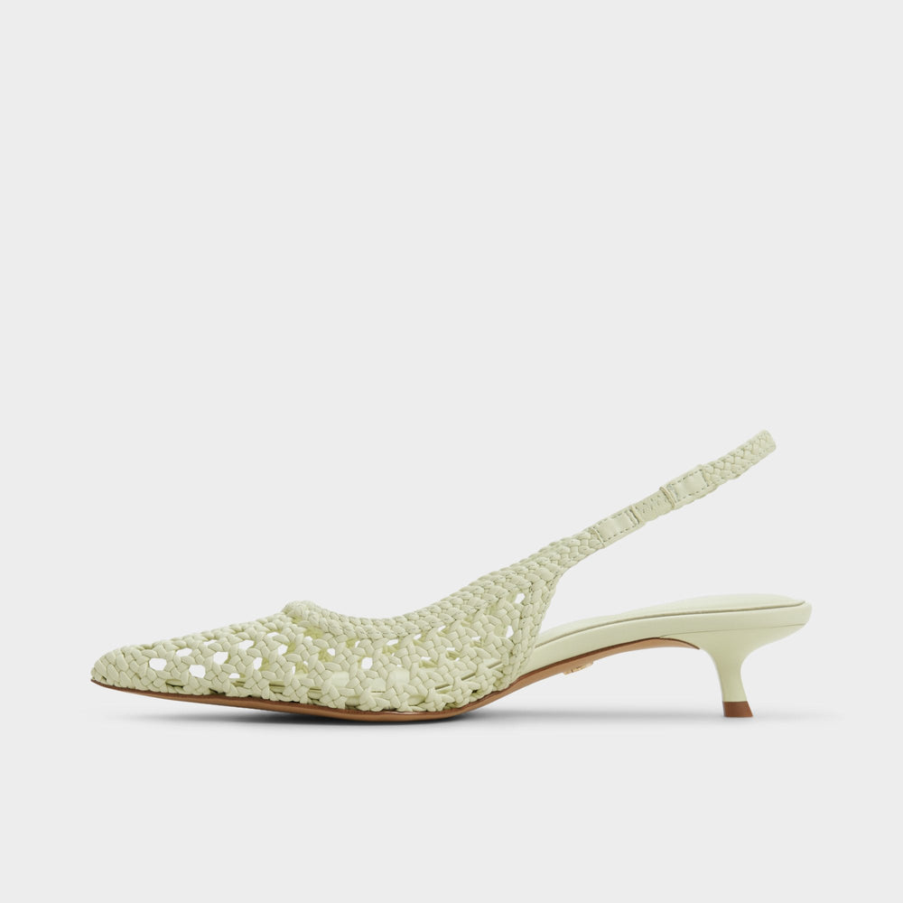 Other green Violettia in Other Green - Sling back high heel, Kitten heel | Aldo