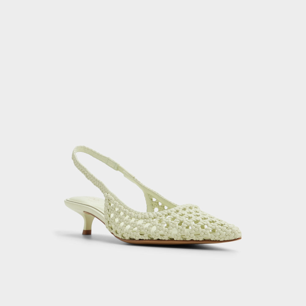 Other green Violettia in Other Green - Sling back high heel, Kitten heel | Aldo