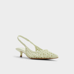Other green Violettia in Other Green - Sling back high heel, Kitten heel | Aldo