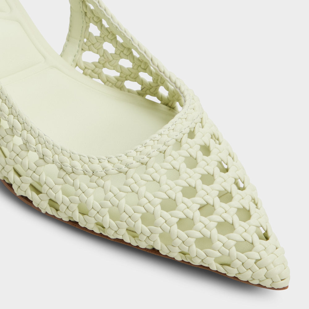 Other green Violettia in Other Green - Sling back high heel, Kitten heel | Aldo
