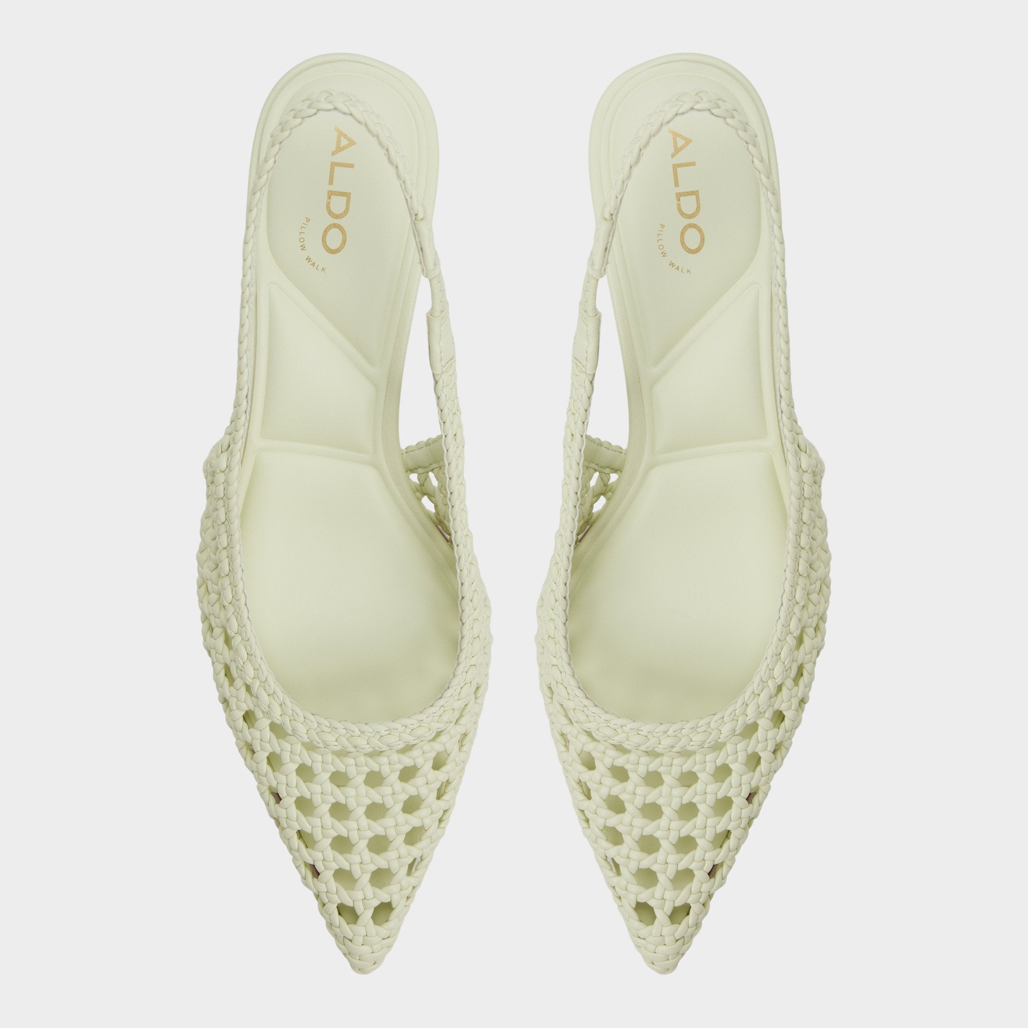 Other green Violettia in Other Green - Sling back high heel, Kitten heel | Aldo